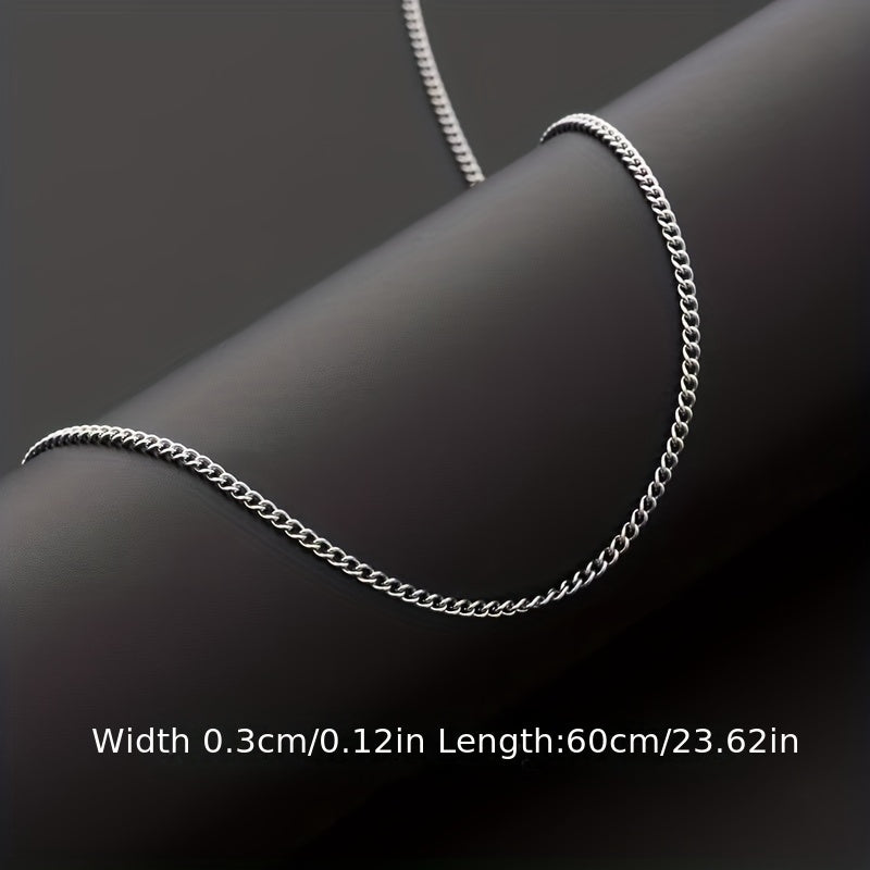 Titanium Steel Non-fading Diy Single Chain Accessories 3mm Stainless Steel Non-fading